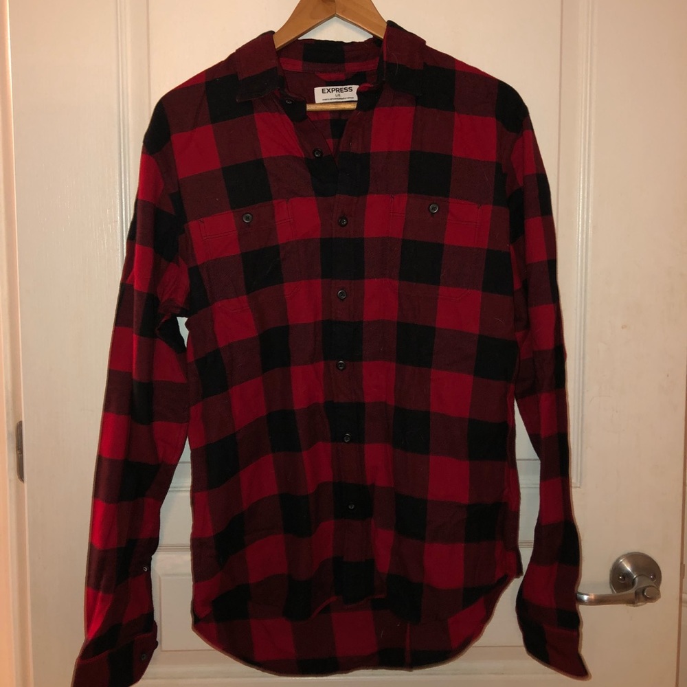 Express men’s flannel